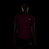 Nike T-Shirt Running Tempo Ful Rosa Argento Donna