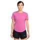 Nike T-Shirt Running Tempo Ful Rosa Argento Donna