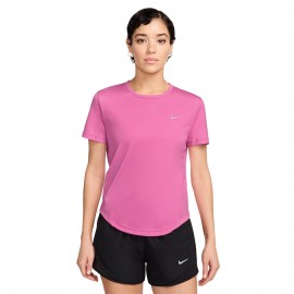 Nike T-Shirt Running Tempo Ful Rosa Argento Donna