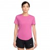 Nike T-Shirt Running Tempo Ful Rosa Argento Donna
