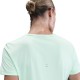 Nike T-Shirt Running Tempo Swoosh Run Mint Foam Bianco Donna