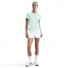 Nike T-Shirt Running Tempo Swoosh Run Mint Foam Bianco Donna