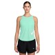 Nike Canotta Running Tempo Swoosh Run Mint Bianco Donna