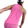 Nike Canotta Running Tempo Swoosh Run Ful Rosa Bianco Donna