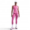 Nike Canotta Running Tempo Swoosh Run Ful Rosa Bianco Donna