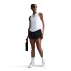 Nike Canotta Running Tempo Bianco Argento Donna