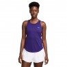 Nike Canotta Running Tempo Purple Argento Donna