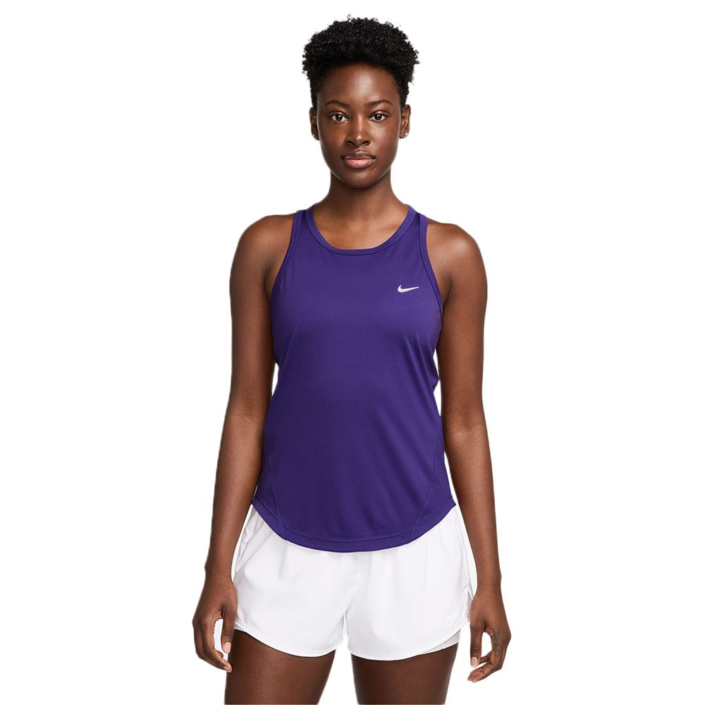 Nike Canotta Running Tempo Purple Argento Donna