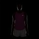 Nike Canotta Running Tempo Ful Rosa Reflec.Silv Donna
