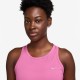 Nike Canotta Running Tempo Ful Rosa Reflec.Silv Donna