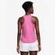 Nike Canotta Running Tempo Ful Rosa Reflec.Silv Donna