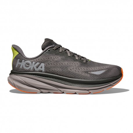 Hoka Clifton 9 GORE-TEX Asphalt Grigio Gravel - Scarpe Running Uomo
