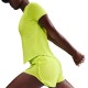 Nike Swift Maglia Running  Dri-Fit Cyber Volt Reflective Argento Donna