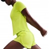 Nike Swift Maglia Running Dri-Fit Cyber Volt Reflective Argento Donna