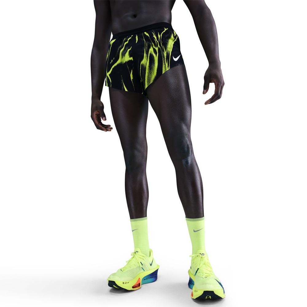 Nike Aeroswift Pantaloncini Running 2" Areohakone Ekiden Volt Nero Uomo
