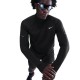 Nike Stride Maglia Running Winterized Nero Reflect Argento Uomo