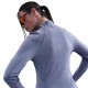 Nike Tempo Flash Maglia Running World Indigo Reflective Argento Donna