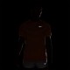 Nike Stride Maglia Running  Dri-Fit Arancio Chalk Reflective Argento Uomo