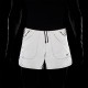 Nike Nike Pantaloncini Running 4" 2In1 Reflect Nero Reflect Argento Uomo