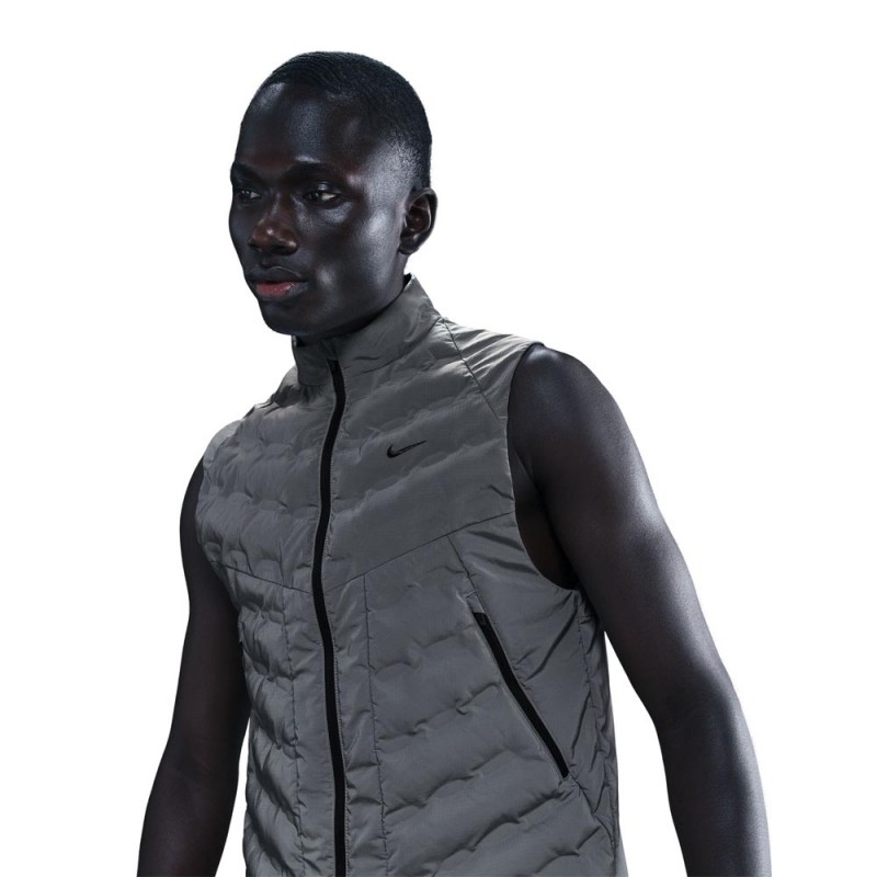 Nike Nike Gilet Running Filled Reflect Reflect Argento Uomo
