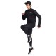 Nike Pacer Maglia Running Nero Argento Reflective Uomo