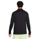 Nike Stride Maglia Running Felpa Running Nero Reflective Argento Uomo