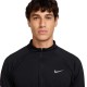 Nike Stride Maglia Running Felpa Running Nero Reflective Argento Uomo