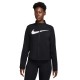 Nike Tempo Swoosh Run Giacca Running Nero Reflective Argento Donna