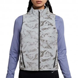 Nike Swift Gilet Running Reflect Vast Grigio Nero Donna