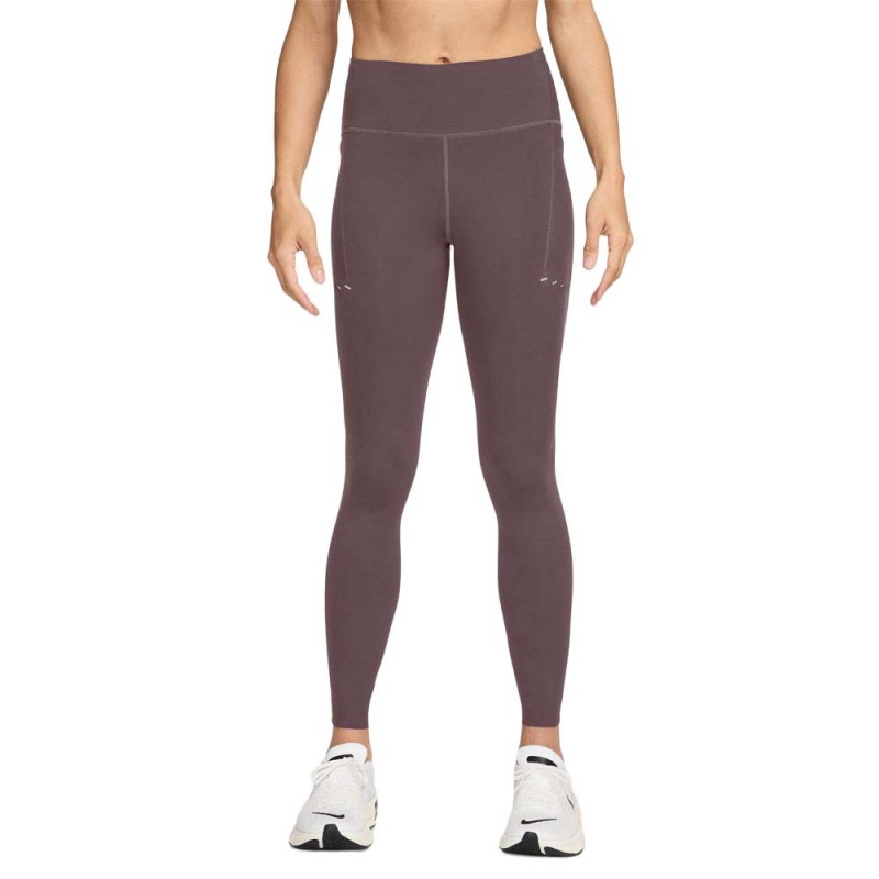 Nike Swift Tight Df 7 8 Tattoo  Argento Reflective Donna