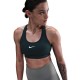 Nike Swoosh A Sostegno Medio Reggiseno Sportivo Verde Donna