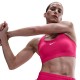 Nike Swoosh A Sostegno Medio Reggiseno Sportivo Rosso Donna