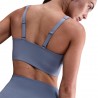 Nike Alate A Sostegno Medio Reggiseno Sportivo Azzurro Donna