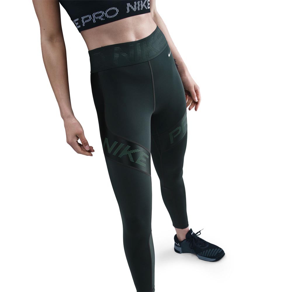 Nike Pro Sculpt Leggings Palestra 7 8 Verde Donna