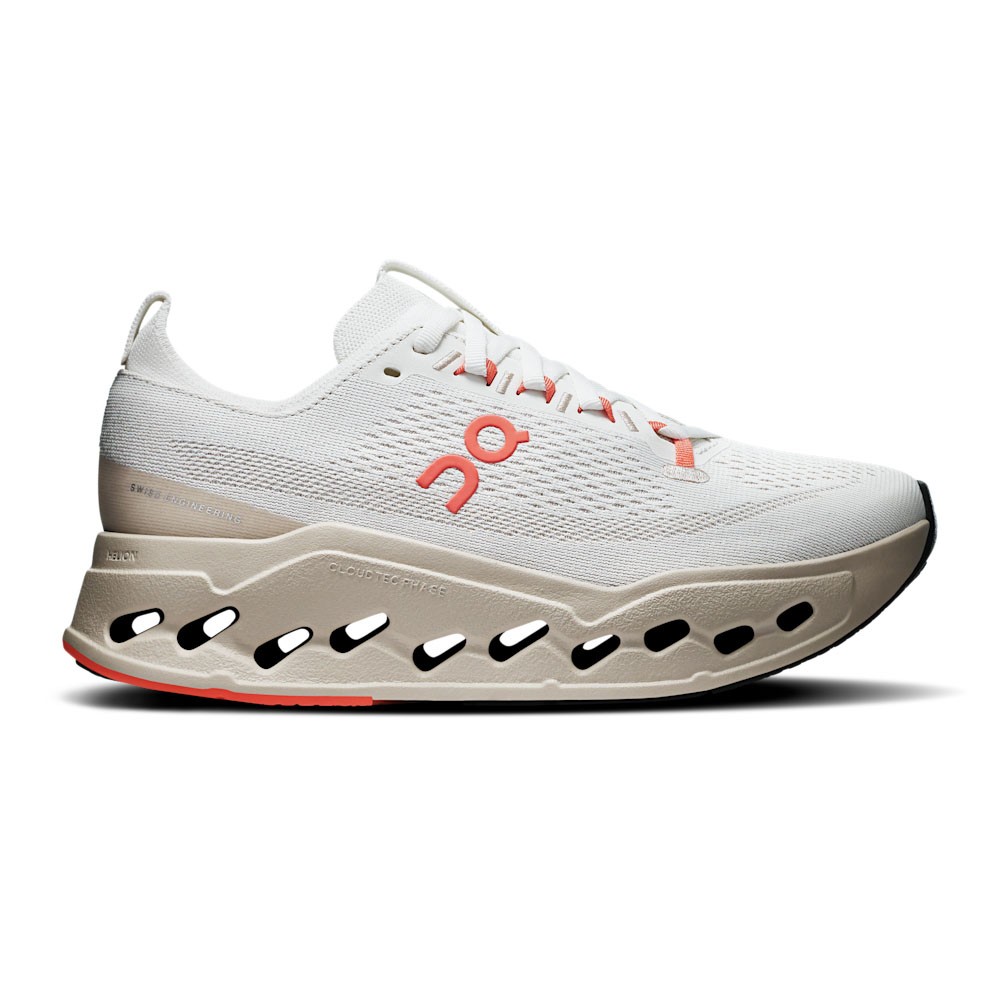 On Cloudsurfer Max Ivory Salmon - Scarpe Running Donna