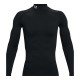 Under Armour Maglia Running Collo Comp Coldgear Nero Uomo