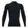 Under Armour Maglia Running Collo Comp Coldgear Nero Uomo