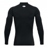 Under Armour Maglia Running Collo Comp Coldgear Nero Uomo