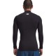 Under Armour Maglia Running Collo Comp Coldgear Nero Uomo