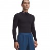Under Armour Maglia Running Collo Comp Coldgear Nero Uomo