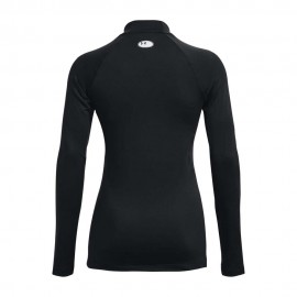 Under Armour Maglia Running Collo Comp Coldgear Nero Donna