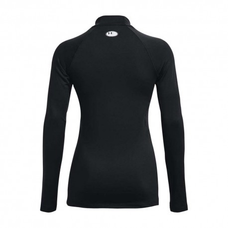 Under Armour Maglia Running Collo Comp Coldgear Nero Donna