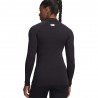 Under Armour Maglia Running Collo Comp Coldgear Nero Donna