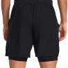 Under Armour Pantaloncini Running Launch 7" 2In1 Nero Uomo