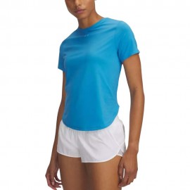 Under Armour T-Shirt Running Launch Elite Ether Blue Donna