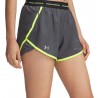 Under Armour Pantaloncini Running Fly By 3" Novelty Castlerock High Vis Giallo Donna