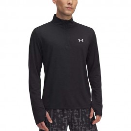 Under Armour Maglia Running Launch 1 4 Zip Nero Uomo