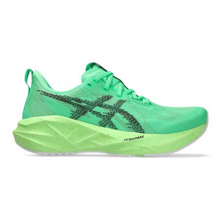 Asics Novablast 5 Vital Verde Nero - Scarpe Running Uomo