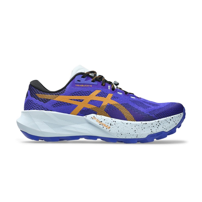 Asics Trabuco 14 Cobalt Burst Sandstorm - Scarpe Trail Running Uomo