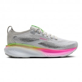 Brooks Adrenaline GTS 25 Grigio Rosa Verde - Scarpe Running Donna